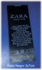 Etiqueta Raso Negro